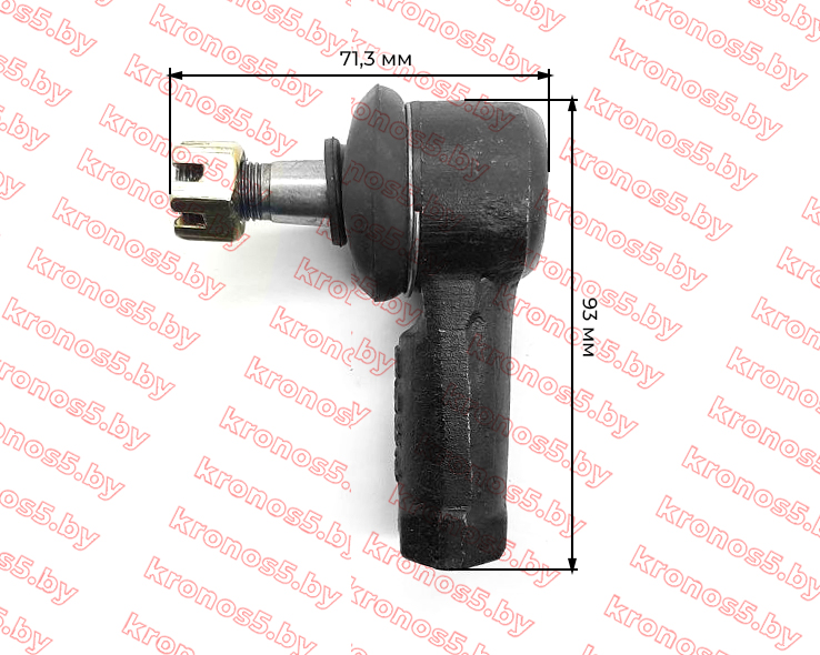 «Рулевой наконечник 16 мм (Левая резьба)  конус 12/14 мм» - фото 2