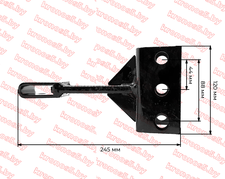 «Сцепка сошника для культиватора/мотоблока с воздушным охлаждением» - фото 2