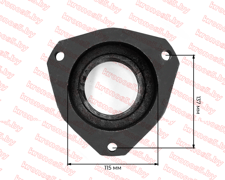 «Шкив маховика 4-х ручейковый Ф=135 мм (болт ф 12мм)  R195/195N» - фото 2