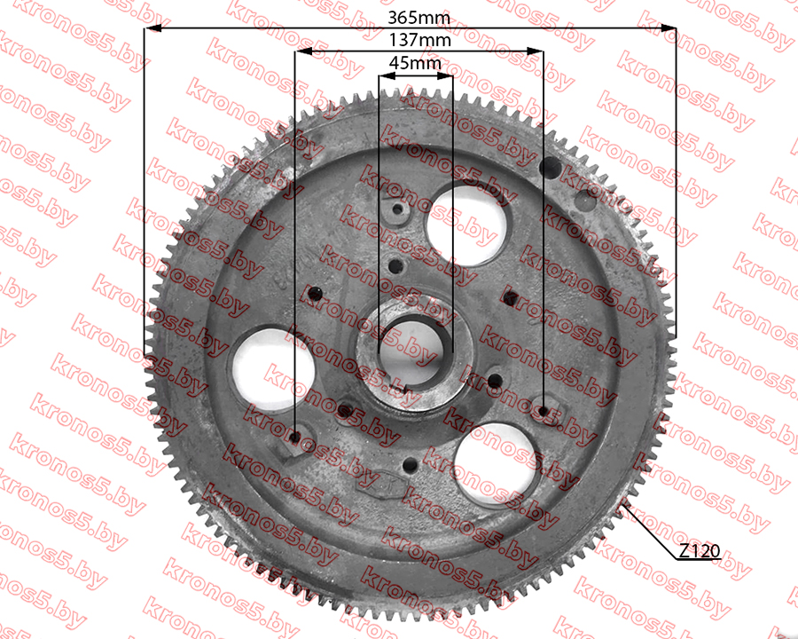 «Маховик с венцом R190/190N Z-120» - фото