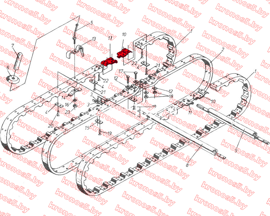 «Замок транспортера ботвоудалителя Anna» - фото 2