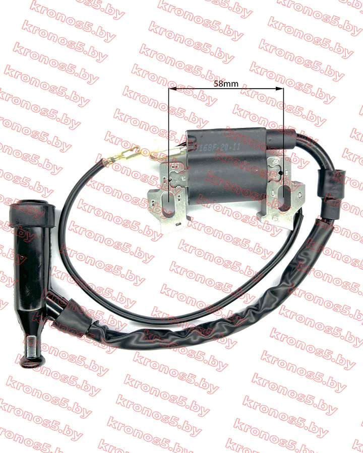 «Катушка высокого напряжения с проводом и надсвечником 168F/170F» - фото «Катушка высокого напряжения с проводом и надсвечником 168F/170F» - фото