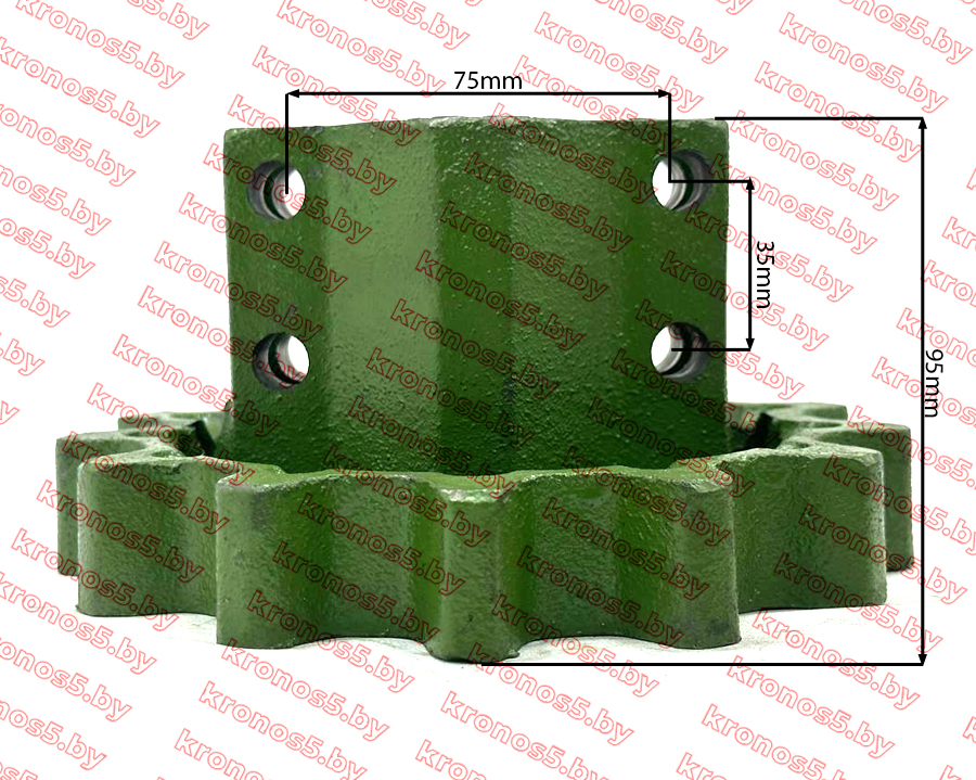 «Звездочка Z13 с бокшей ведущая переднего транспортера к картофелекопалке Z-609 Ф= 40 мм» - фото 2