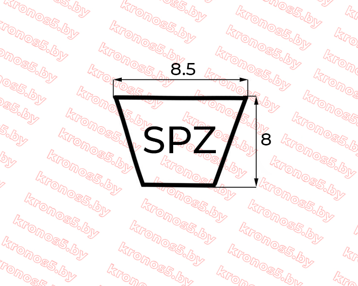 «Ремень SPZ(O)-975 (8,5х8х975)» - фото 2 «Ремень SPZ(O)-975 (8,5х8х975)» - фото 2