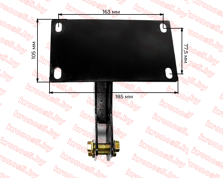 «Кронштейн редуктора к раме двигателя 168/170F» - фото 2