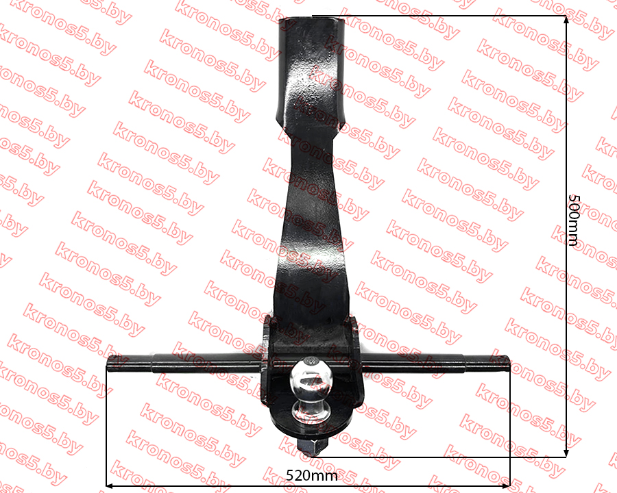«Фаркоп для минитрактора 3-точечный — прицепное устройство под легковой прицеп (шар 50 мм)» - фото
