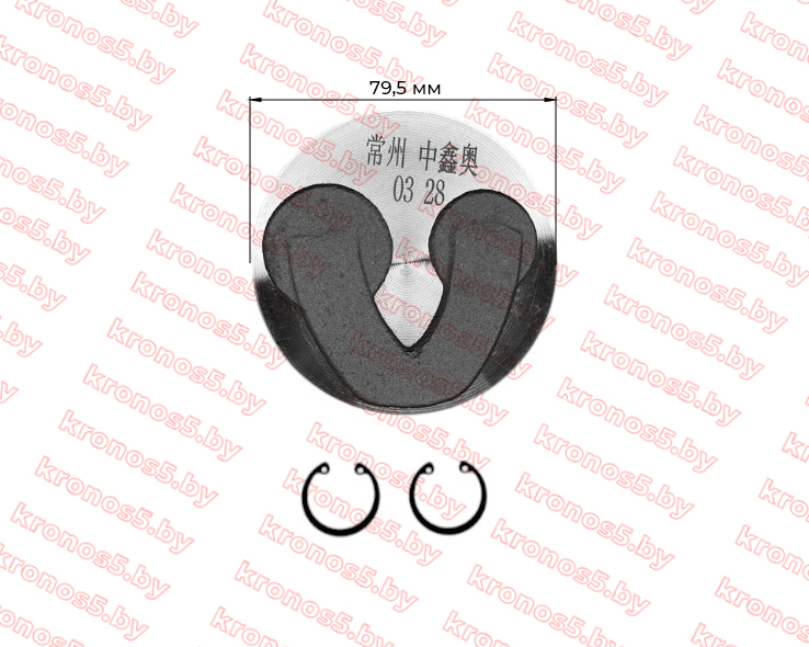 «Комплект поршневой группы D-80 мм для двигателя R180» - фото 3