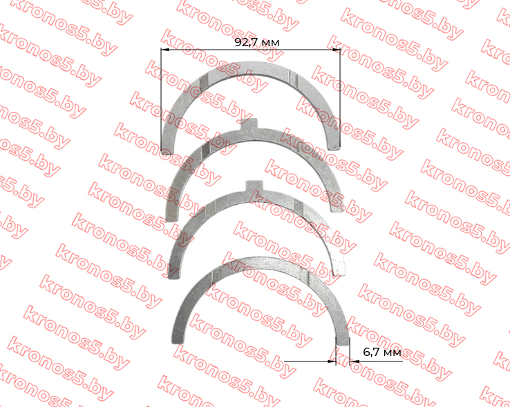 «Вкладыши коренные упорные TY290» - фото 3