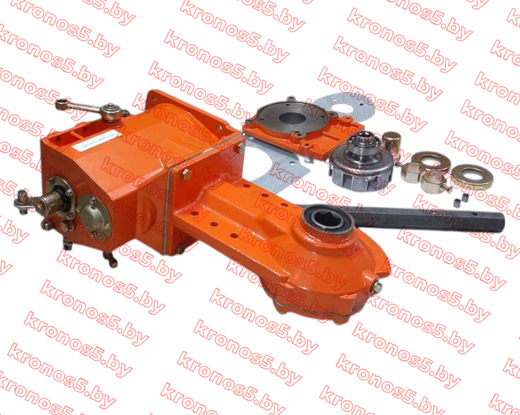 «Коробка переключения передач с редуктором к мотоблоку 9-18 л.с. с пониженной передачей 3+1 и ВОМ» - фото