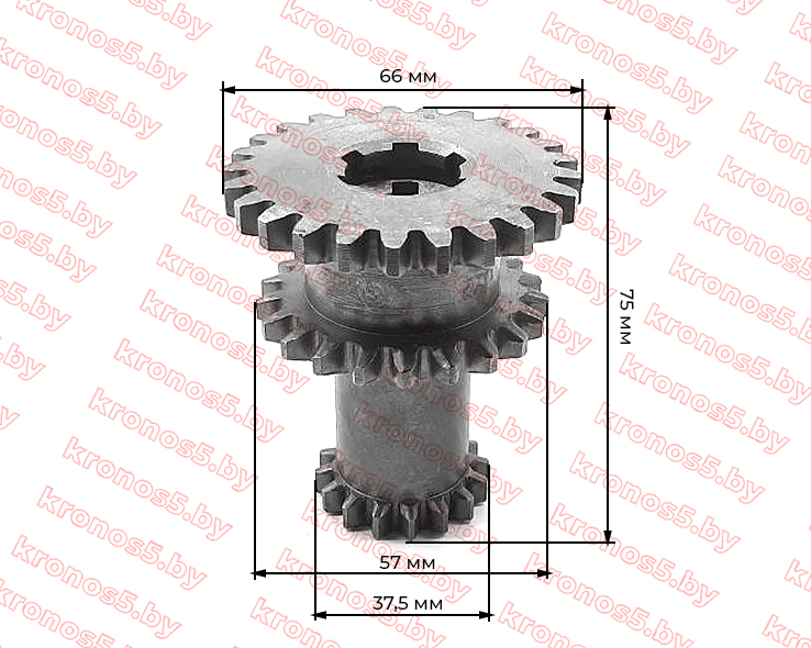 «Шестерня главного (первичного) вала Z-16/Z-21/Z-25 178-186F» - фото 2