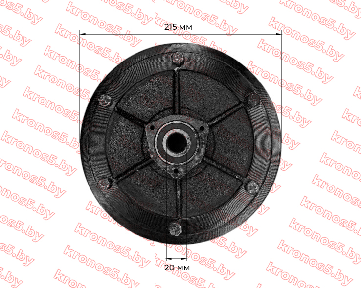 «Сцепление в сборе (3 ручья) минитрактор» - фото 3