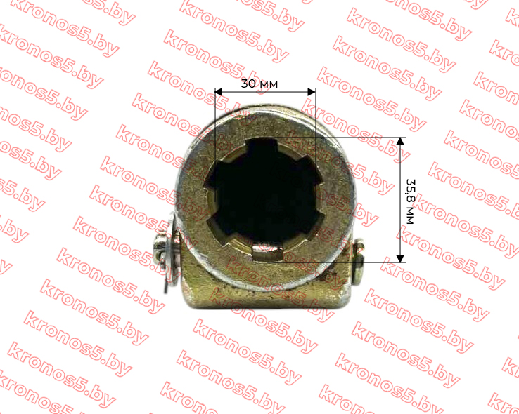 «Переходник (адаптер) карданного вала (внутр 6 на наружн 8) адаптер 6*8, 6 X 8.» - фото 4
