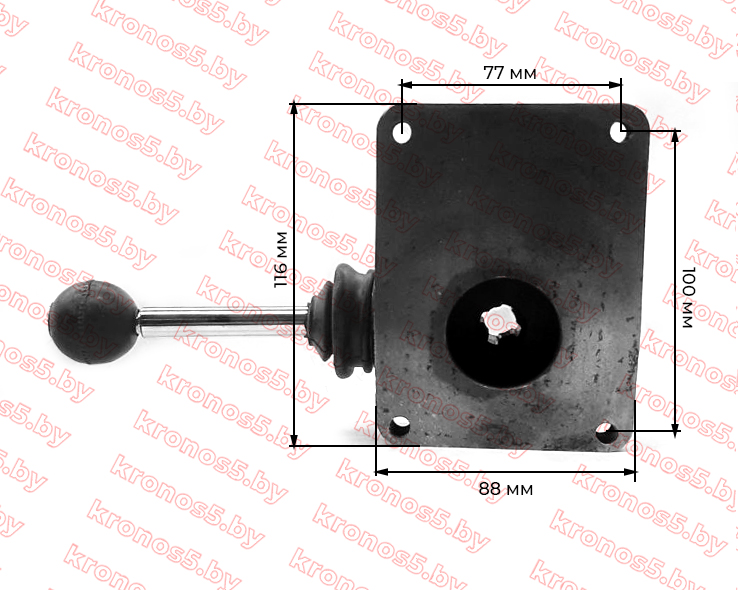 «Переключатель насоса гидравлики (привод) SF244 тип 2 крепление 3 болта» - фото 2