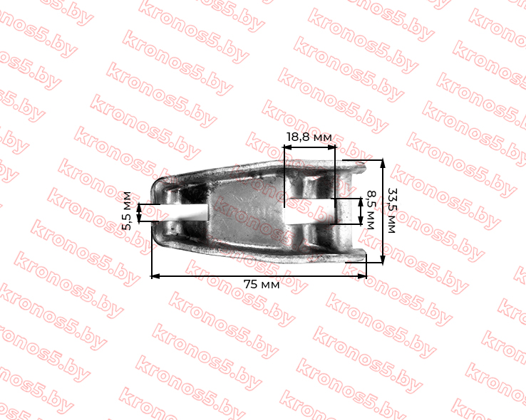 «РЫЧАГ ВЫЖИМА СЦЕПЛЕНИЯ (ЛАПКА) XINGTAI 120/224» - фото 2