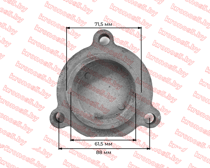 «Крышка (подшипника) центрального вала дифференциала Кентавр 224 / Синтай» - фото 3