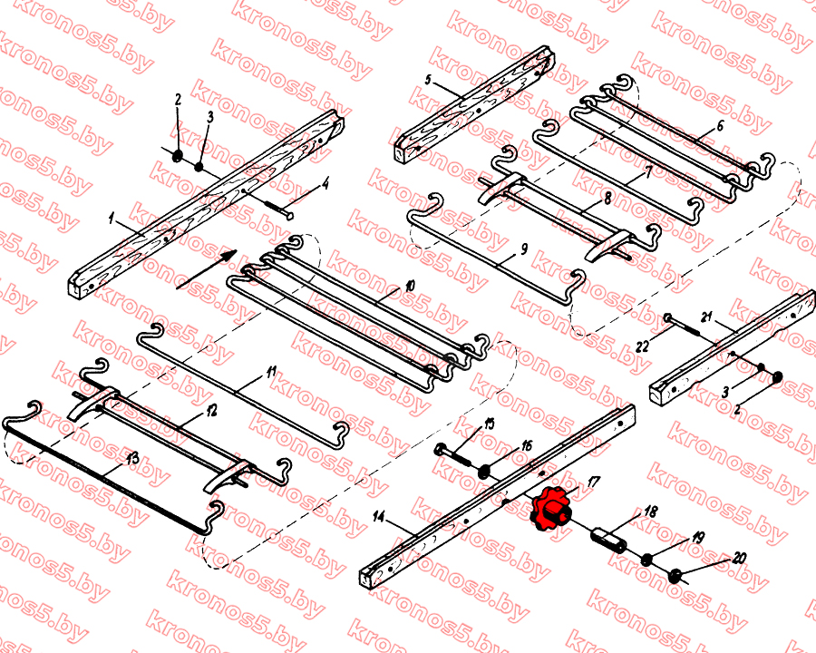 «Звездочка пластмассовая сортировочного стола Anna» - фото 3