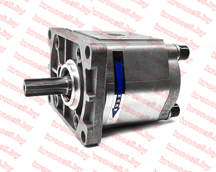 «Насос шестеренчатый НШ правый CBT-E314 R 20 mpa (шлицевой привод, с площадкой, выходы под 180°)» - фото 5