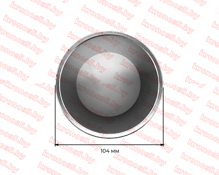 «Гильза цилиндра R195/195N 95 мм (тип 1) H-171 мм. ф-114/109/107 мм.» - фото 3