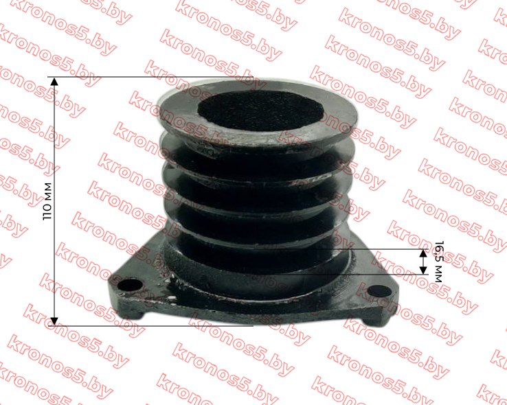 «Шкив маховика 4-х ручейковый Ф=110 мм R190/R192/R195» - фото