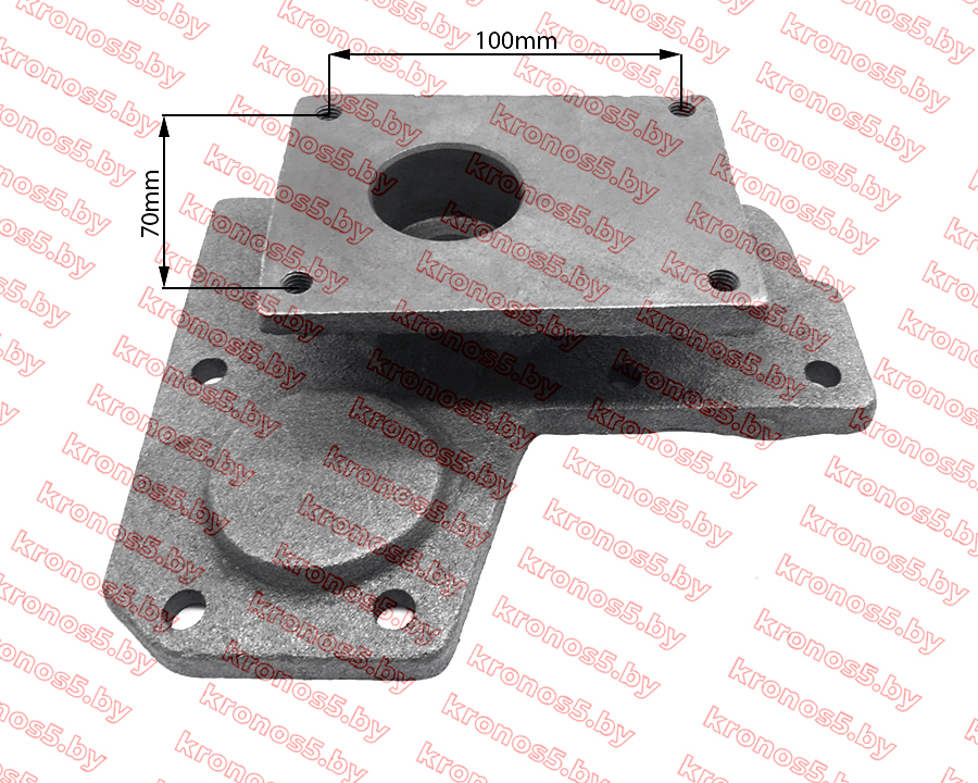 «Переходная плита гидронасоса (4 болта) к минитрактору R195/195N» - фото 2
