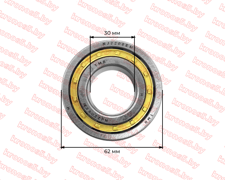 «Подшипник 42506 (NJ2206E C3)» - фото 3 «Подшипник 42506 (NJ2206E C3)» - фото 3