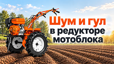 Шум и гул в редукторе мотоблока: диагностика и ремонт