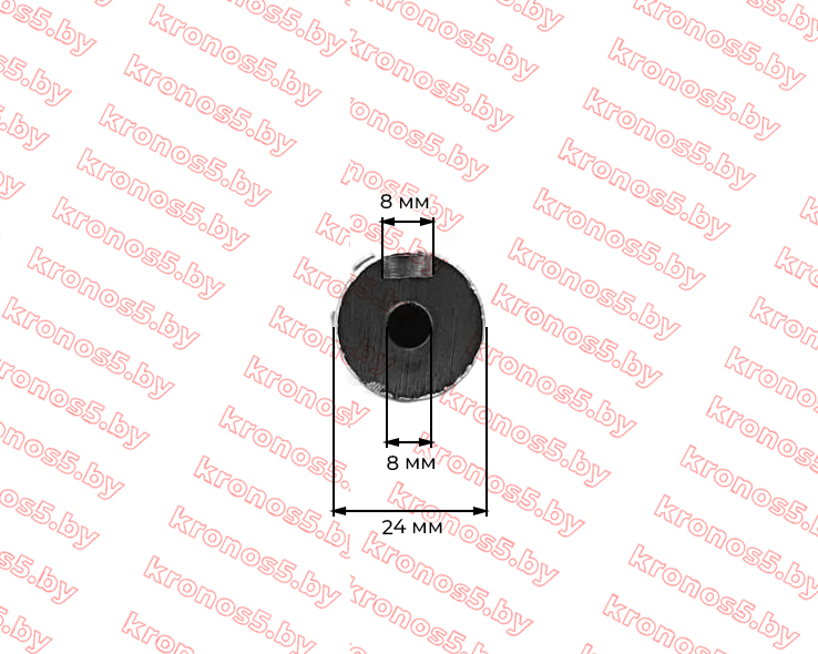«Вал первичный редуктора почвофрезы с шестеренчатым приводом Z-6 L-228 (230) мм ф-24» - фото 2