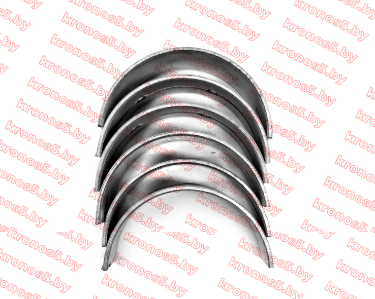 «Вкладыши коренные к-т STD TY295 (JD295) для коренной шейки D=75 мм» - фото 4