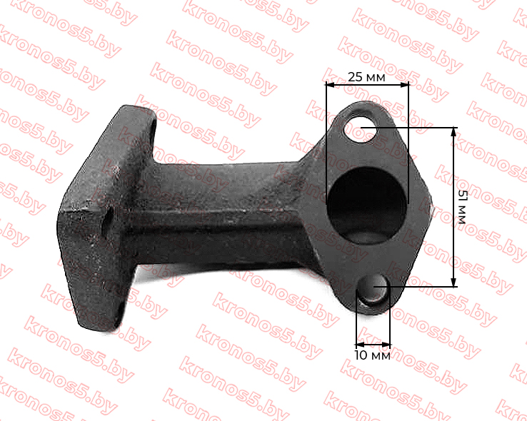 «Колено глушителя 177F/188F/190F/192F» - фото 2 «Колено глушителя 177F/188F/190F/192F» - фото 2