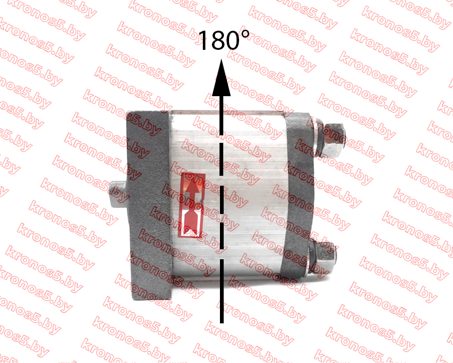 «Гидравлический насос (шестернчатый) CBN-E306 R195/195N, левого вращения, плоский привод, выход 180гр» - фото 3