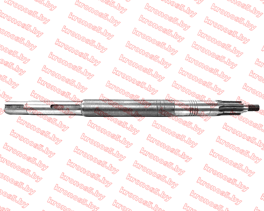 «Вал главный L-555 мм. (шлиц 32 мм) под 2 шпонки (первичный)  KM130/KM138» - фото 3