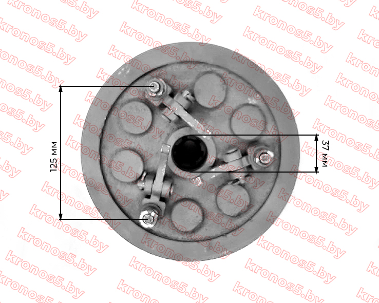 «Сцепление в сборе (3 ручья) шлиц 32 мм. Т24 pro» - фото 3