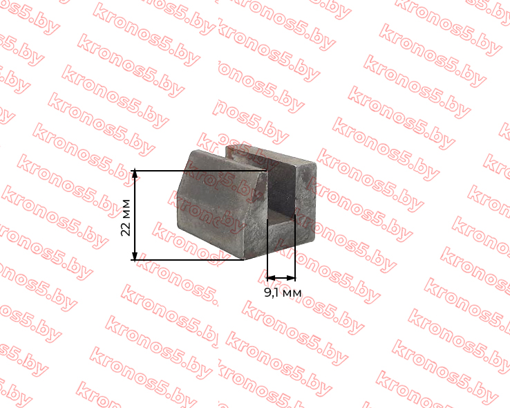 «Вилка переключения передач КПП мотоблока 3+1 178F/186F» - фото 3