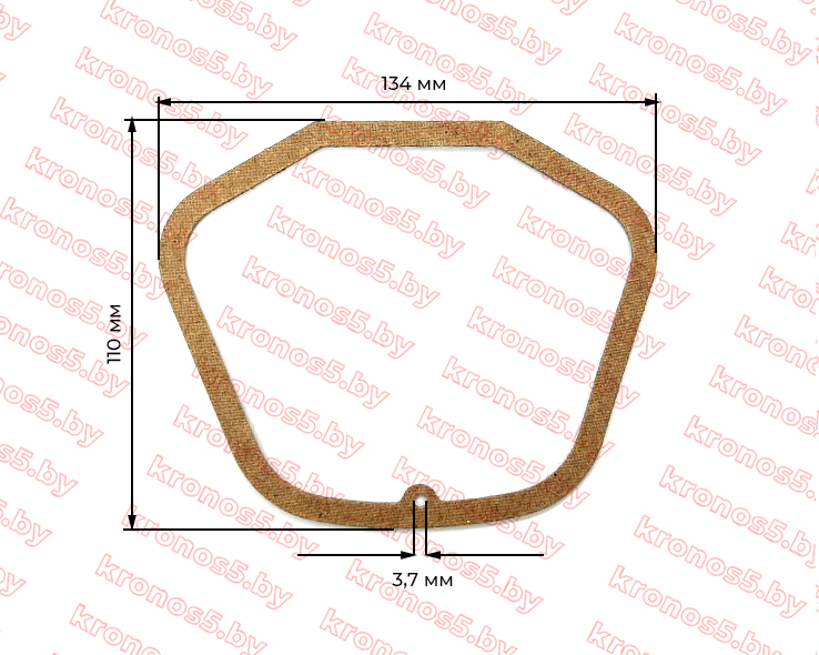«Прокладка клапанной крышки 190/R192/192N» - фото 2 «Прокладка клапанной крышки 190/R192/192N» - фото 2
