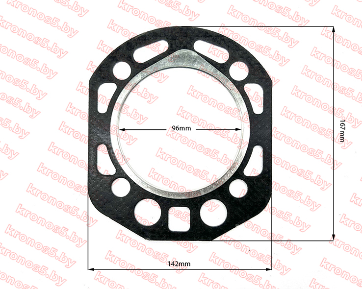«Комплект поршневой группы D-90 мм для двигателя R190» - фото 4