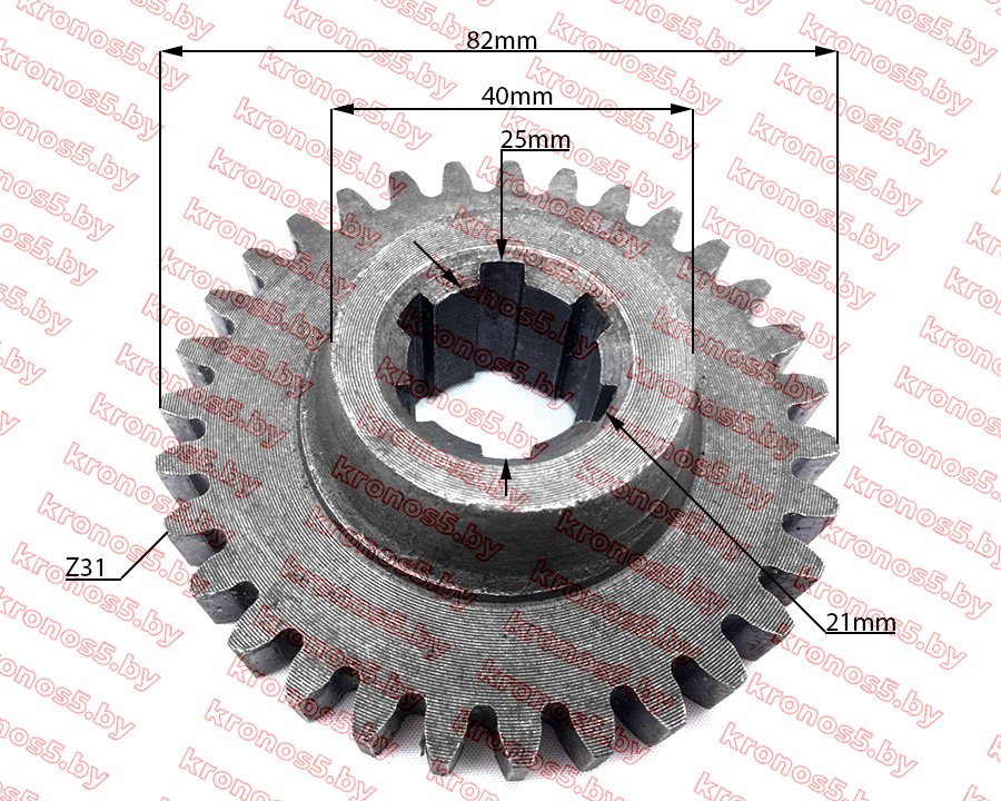 «Шестерня ведомая 3 передачи Z-31 КПП/6» - фото