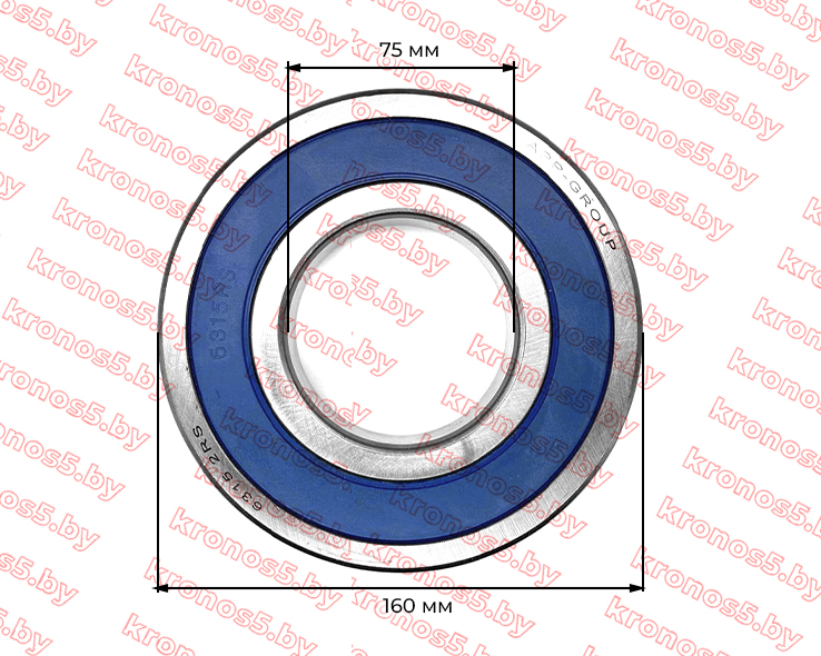 «Подшипник коленвала 6315» - фото 3