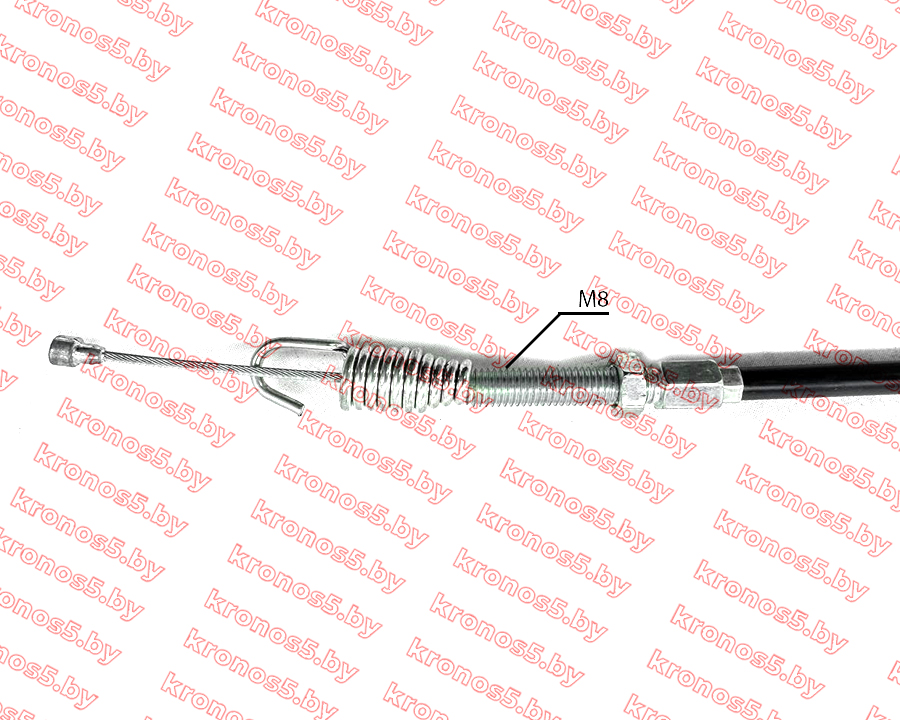 «Трос сцепления для мотоблока с пружиной 168F/170F» - фото 2