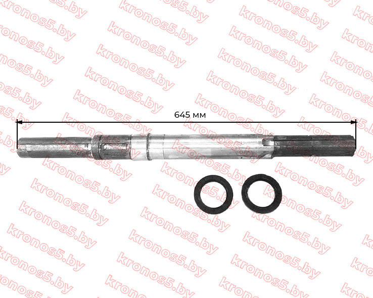 «Полуось правая (с блокировкой) L=645 мм с сальником, Кентавр 244» - фото