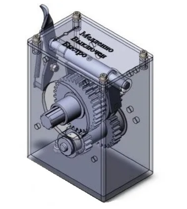 «Ходоуменьшитель редукторный к мотоблоку с воздушным охлаждением» - фото