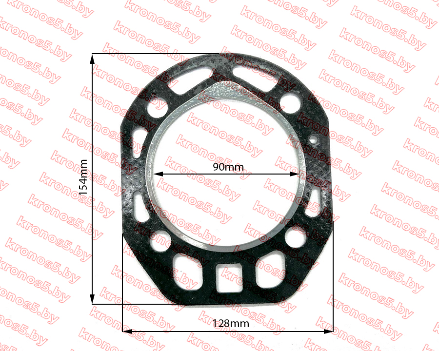 «Прокладка головки блока цилиндров (с язычком) ГБЦ R180/180N 90 мм» - фото «Прокладка головки блока цилиндров (с язычком) ГБЦ R180/180N 90 мм» - фото