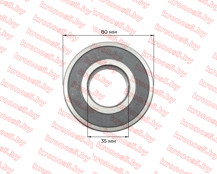 «Подшипник 6307 - 2RS (180307)» - фото 2