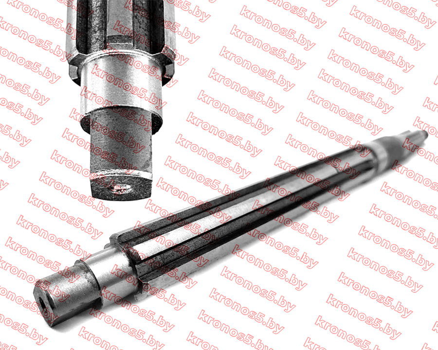 «Вал первичный муфты сцепления 1ц под диск 28мм 1стопорное кольцо KM130/KM138» - фото 3