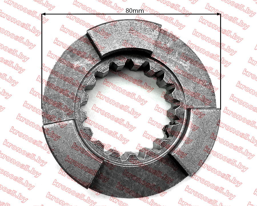 «Шестерня (муфта) блокировки дифференциала неподвижная  (17 шлицов) » - фото 3