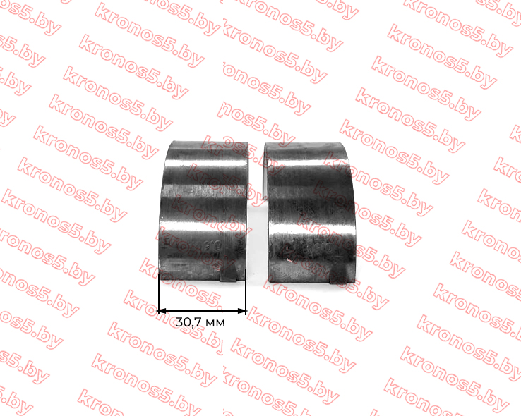 «Вкладыши шатуна 1ц SF138 Ø73 +0,50 мм (комплект на двигатель)» - фото 3