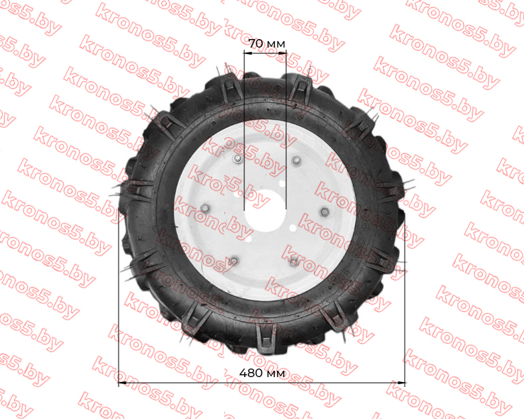 «Колесо в сборе 4,00-10» - фото 2