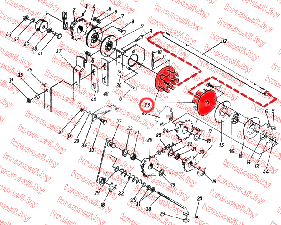 «Звезда приводная Z-8 транспортера горки Anna» - фото 4