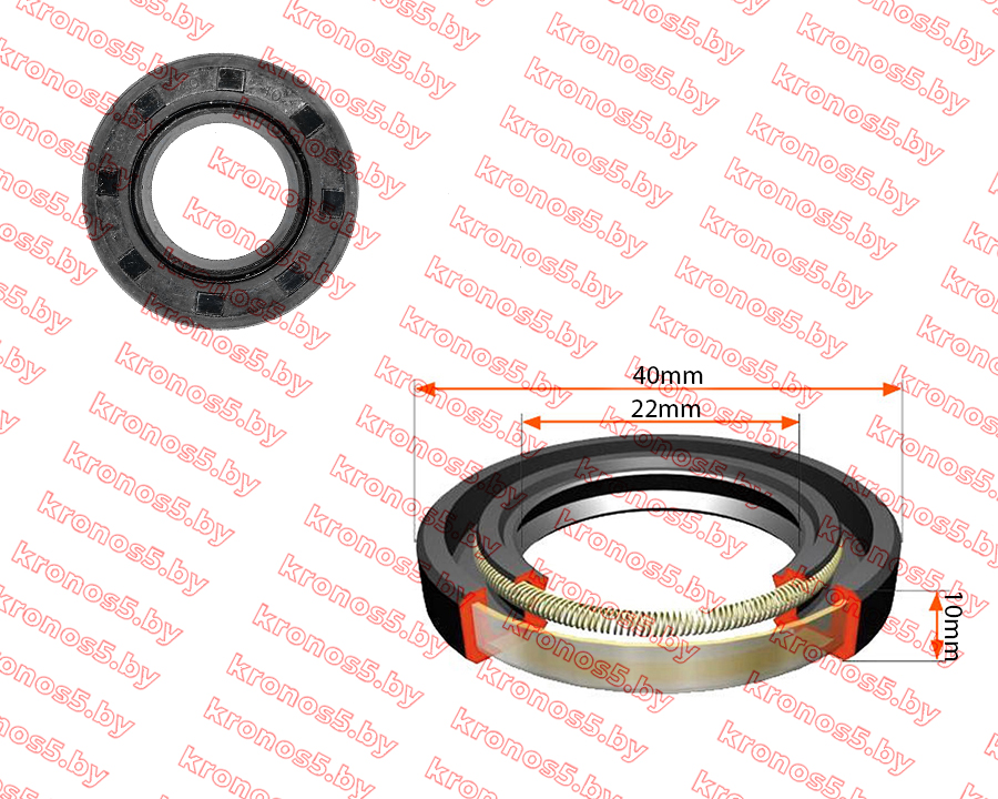 «Сальник 22х40х10» - фото «Сальник 22х40х10» - фото