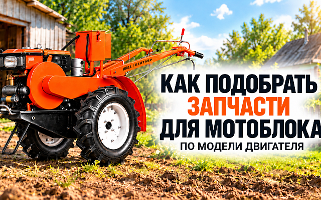 Как подобрать запчасти для мотоблока по модели двигателя