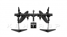 «Комплект для окучивания и прополки Кентавр КСР-2 универсальный (Сцепка+рамка+2 плоскореза+2 дисковых окучника)» - фото 10